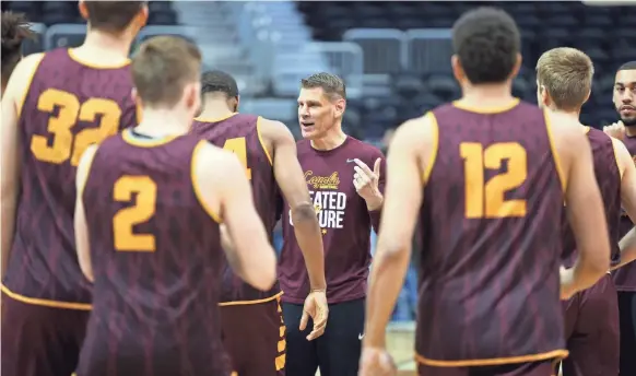  ?? BRETT DAVIS/USA TODAY SPORTS ?? After Loyola was shut out of the big dance for 33 years, coach Porter Moser has the Ramblers in this season’s Sweet 16.