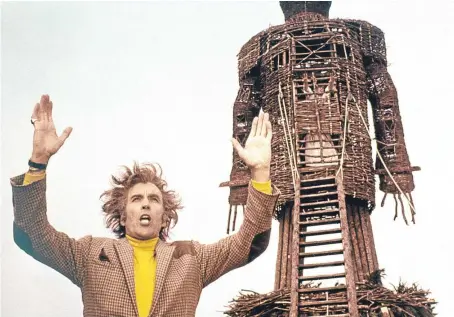  ??  ?? Some cult horror classics have been made north of the border over the years, including The Wicker Man.