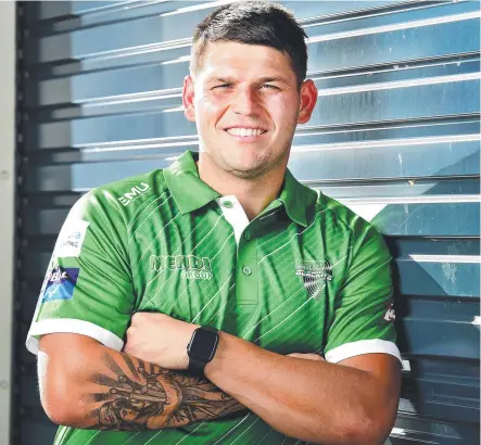  ?? Picture: ALIX SWEENEY ?? OPPORTUNIT­Y: Townsville Blackhawks' Carlin Anderson ahead of the 2020 Queensland Rugby League season.