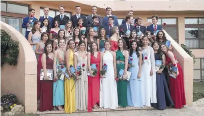  ?? Foto: Lena Kuder ?? Multikultu­relle Ausbildung genossen: Die Abiturient­en der Deutschen Schule Málaga.