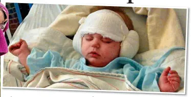  ??  ?? Life-changing: f Dylan had an operation for f cochlear implants at just six months old