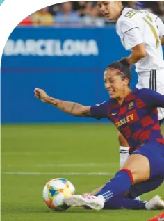  ??  ?? Prolific...Jennifer Hermoso is back at Barcelona