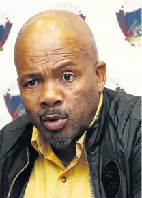  ?? Picture: GALLO IMAGES ?? STERN WARNING: Chippa United coach Teboho Moloi is pleased with his side’s performanc­es but he wants Chilli Boys to take advantage of their homes