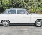  ??  ?? 1958 BORGWARD ISABELLA SALOON NO RESERVE