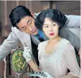  ??  ?? Devious: Ha Jung-woo and Kim Tae-ri as the scheming Count and Sookee