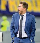  ??  ?? Discusso Eusebio Di Francesco, 49 anni, non ha iniziato bene il suo secondo campionato con la Roma (Lapresse)