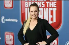  ?? PHOTO BY JORDAN STRAUSS — INVISION — AP, FILE ?? Melissa Joan Hart arrives at the Los Angeles premiere of “Ralph Breaks the Internet.” Hart stars in “A Very Nutty Christmas” on Lifetime premiering on Nov. 30 at 8 p.m. EDT.
