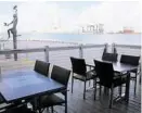 ??  ?? Guests can enjoy waterfront dining at Pier 21.