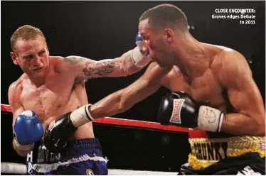  ?? Photos: ACTION IMAGES/ANDREW COULDRIDGE ?? CLOSE ENCOUNTER: Groves edges Degale in 2011