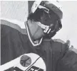  ?? DON HEALY ?? Legendary Regina Pats goaltender Ed Staniowski, shown with the Winnipeg Jets in 1981, is among 41 NHL alumni on the roster for the AllStar Celebrity Classic.