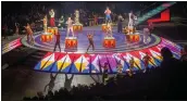  ?? KATE MEDLEY — THE NEW YORK TIMES ?? A performanc­e of the Ringling Bros. and Barnum & Bailey Circus's revamped national tour in Greensboro, N.C., focuses on performers — without animals.