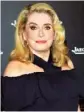  ??  ?? Catherine Deneuve