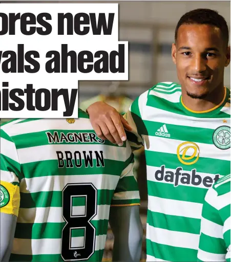  ??  ?? Christophe­r Jullien is confident Celtic have the quality to win an historic 10th title in a row this season.