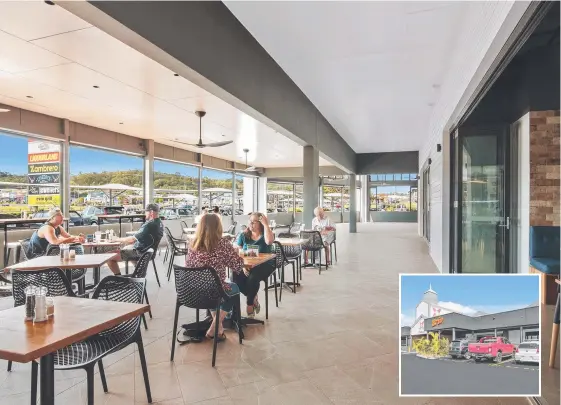  ??  ?? Treetops Plaza at Burleigh Waters has opened a new dining precinct after extensive renovation­s by owner Rayjon Group.