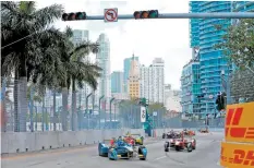  ??  ?? La Fórmula E corrió por las calles de Miami en 2015