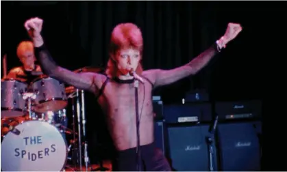  ?? ?? All killer no filler … David Bowie performing in Ziggy Stardust and the Spiders from Mars