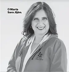  ??  ?? María Sara Jijón.