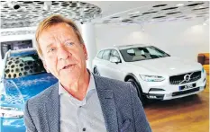  ?? JONAS EKSTROMER/AFP/GETTY IMAGES ?? Volvo Cars CEO Hakan Samuelsson says all Volvo cars will be “electrifie­d” within two years.