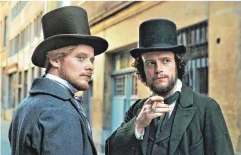  ?? FOTO: BERLINALE ?? Friedrich Engel (Stefan Konarske, links) und Karl Marx (August Diehl) in „Le Jeune Karl Marx“von Patrice Lumumba.