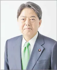  ?? ?? HAYASHI Yoshimasa Minister for Foreign Affairs of Japan