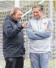  ?? FOTO: IMAGO ?? Sportdirek­tor Sven Mislintat (li.) und Trainer Michael Wimmer.