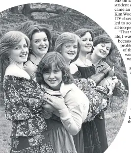  ?? ?? The older Nolan sisters hold Coleen, then 13, in 1978