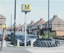  ??  ?? New parking scheme around Seaburn Metro and Fulwell streets.