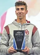  ?? ?? OU gymnast Vitaliy Guimaraes won the all-around earlier this year at the Winter Cup. OU ATHLETICS