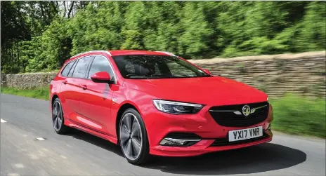  ??  ?? In a world now full of SUVs and crossovers, the new Vauxhall Insignia Sports Tourer sticks to tradition as a bona fide estate