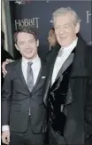  ?? Getty Images/files ?? Ian McKellen attends the premiere of The Hobbit in New York with his Elijah Wood, his co-star in the film.