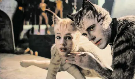  ?? BILD: SN/UNIVERSAL ?? Auch die Ohrwürmer retten das Desaster nicht: „Cats“im Kino gerät aus allen Fugen.