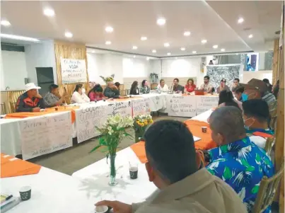  ?? / Cajar ?? El encuentro contó con organizaci­ones de Bolívar, Córdoba, Putumayo, Bajo Cauca, Cauca y Nariño.