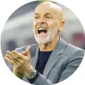  ?? ANSA ?? Stefano Pioli, 57 anni, tecnico del Milan dal 2019