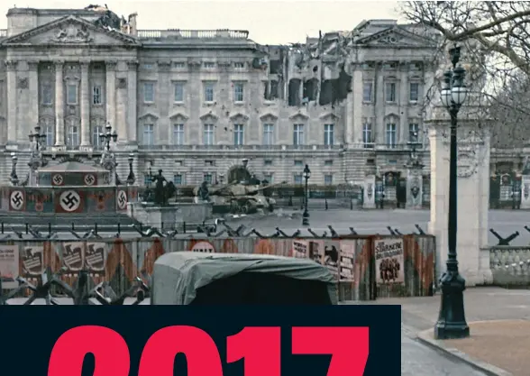  ?? Picture: BBC ?? Under Nazi rule: The bombed out ruins of Buckingham Palace in the BBC drama SS-GB