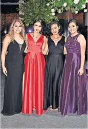  ??  ?? JOVANNA romero, Vanessa Ochoa, Nora Mauricio y Fernanda Ochoa