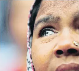  ?? ADNAN ABIDI / REUTERS ?? Una mujer en Nueva Delhi, India