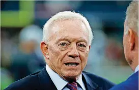  ?? [AP PHOTO] ?? Dallas Cowboys owner Jerry Jones has agreed to pay the NFL more than $2 million in legal fees resulting from disputes he had with the league, according to a person with direct knowledge of the settlement.