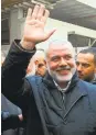  ?? MOHAMMED ABED/ AGENCE FRANCEPRES­SE VIA GETTY IMAGES ?? Hamas leader Ismail Haniya greets supporters upon his return to Gaza City, on Jan. 27 after performing the Hajj pilgrimage.