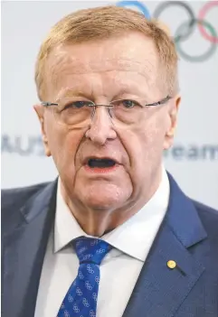  ?? Picture: AAP IMAGE ?? SPEAKING OUT: AOC President John Coates.