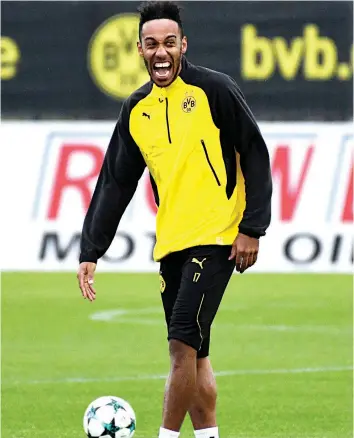  ??  ?? Pierre-emerick Aubameyang has swapped Borussia Dortmund for Arsenal.