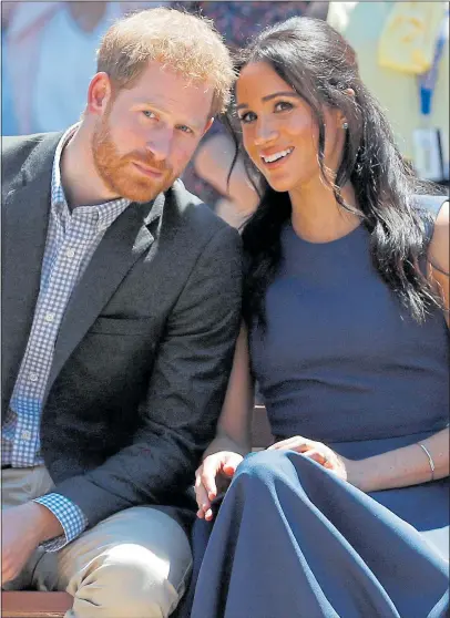  ?? Picture: PHIL NOBLE/Reuters ?? PROTECTIVE: Prince Harry ‘will fight tooth and claw’ for his wife, who is expecting their first child