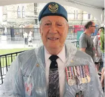  ?? BLAIR CRAWFORD ?? Ray Paquette, 87, of Ottawa never misses a Canada Day.