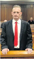  ?? Picture: KATHRYN KIMBERLEY ?? HOW I MADE MY MONEY: Jens Leunberg in the high court yesterday