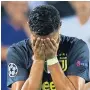  ??  ?? CRYING GAME Ronaldo leaves the pitch in tears