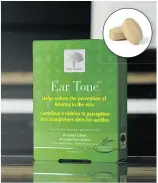 ??  ?? Ear ToneTM is available at participat­ing pharmacies and health food stores. For more informatio­n or to purchase online, please contact us at 1-877-My-Nordic or visit www.newnordic.ca