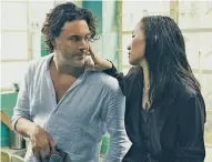  ?? ?? Left: David (Jack Huston) and Mercy (Ji-young Yoo). “Expats” premieres Jan. 26 on Prime Video.