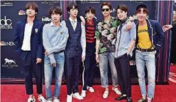  ?? AFP ?? kImagen de archivo de la banda BTS en los Billboard Music Awards 2018.