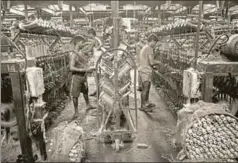  ?? INDRANIL BHOUMIK/MINT ?? Workers at India Jute Mill, Serampore, Hooghly, West Bengal. One of the most fundamenta­l challenges for a country’s growth is continuous employment generation