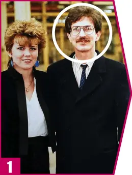  ?? ?? Top businessma­n: Aged 30 with then wife Trudi