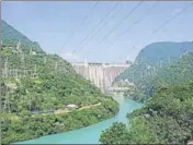  ?? HT FILE ?? The Bhakra dam in Bilaspur district is one of the BBMBrun projects in Himachal Pradesh.